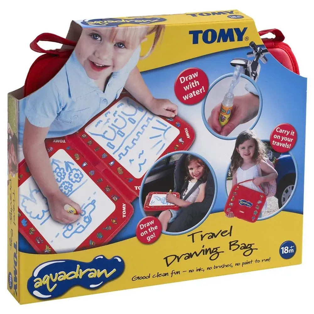 Tomy Aquadoodle Travel Drawing Bag (Red)