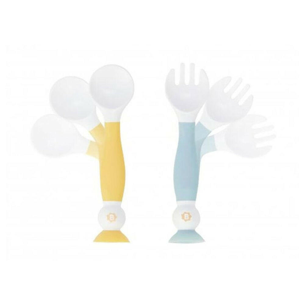 Flexibles learning cutlery by Badabulle.