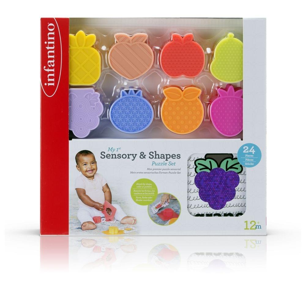Infantino My 1st Sensory & Shapes Puzzle Set