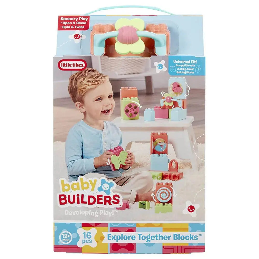Little Tikes Baby Builders Explore Together Blocks First Blocks