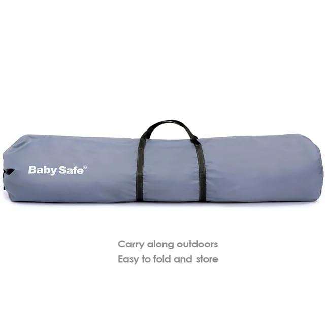 Baby Safe Foldable Playard – Grey