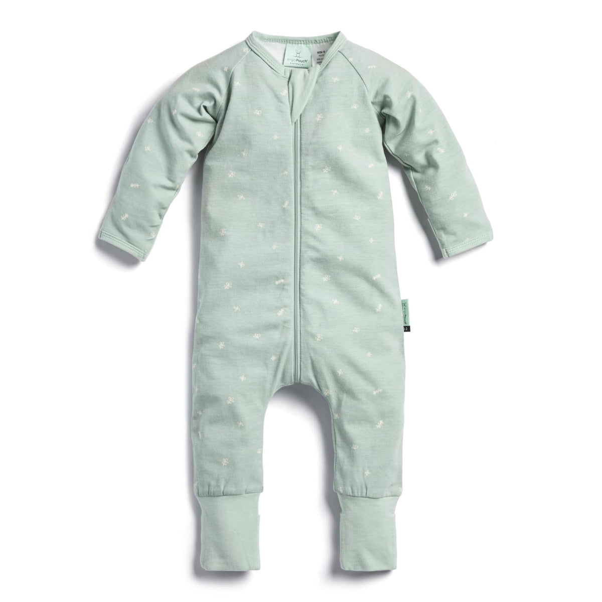 طبقة بأكمام طويلة من ErgoPouch، 0.2 Tog (Sage)