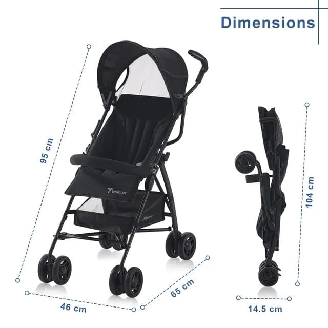 Teknum Eco Lite Stroller – Black
