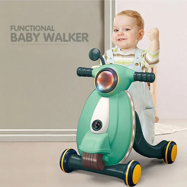 Little Story Multifunctional Baby Walker With Light – Pink