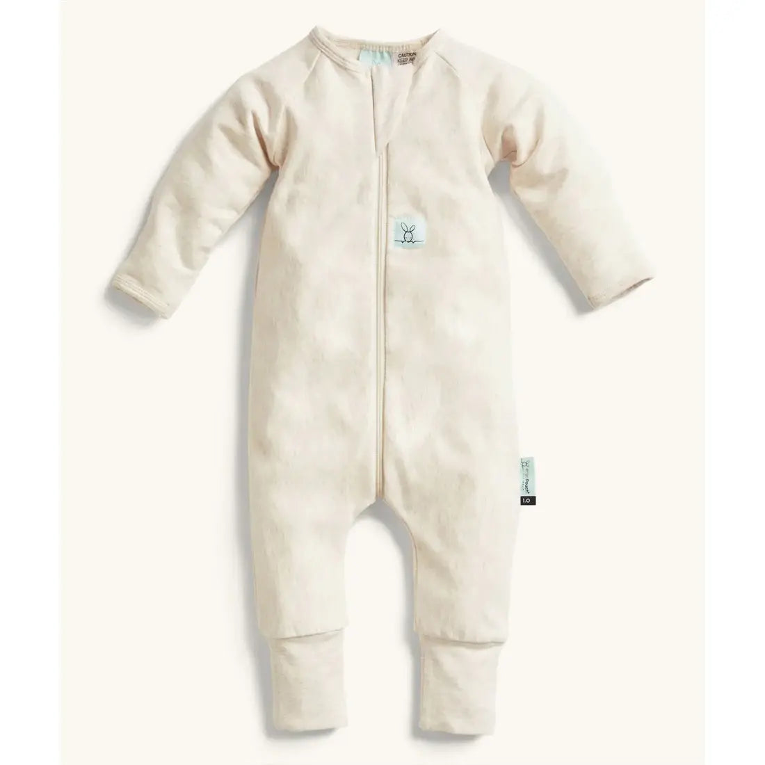طبقة بأكمام طويلة من ErgoPouch، 0.2 Tog، (Oatmeal Marle)