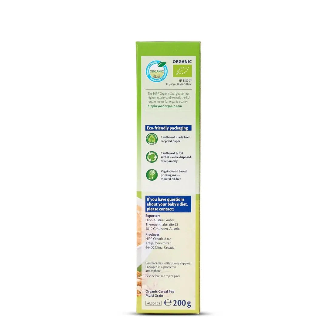 Hipp Organic Baby Cereal Multi Grain (200g)