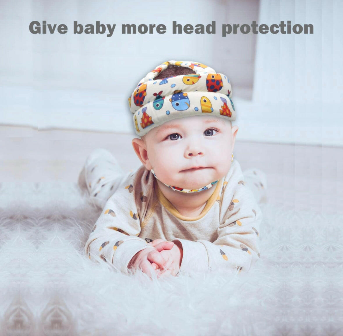 REFLYAWAY Baby Head Protector Baby Helmet for Crawling Walking.