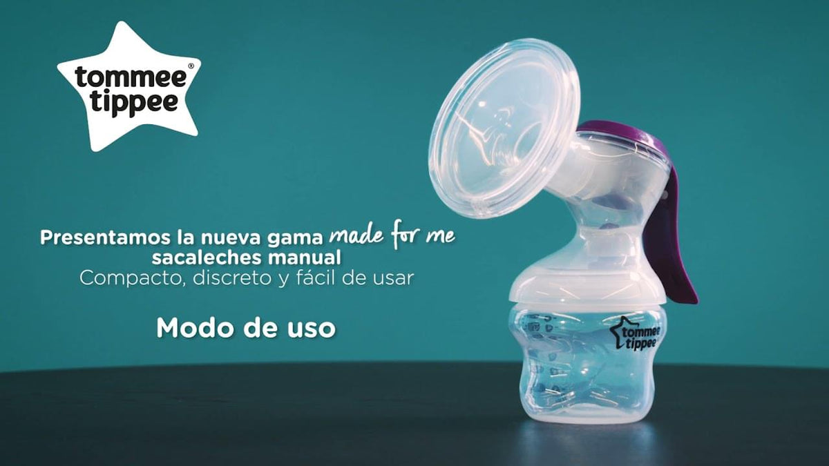 Tommee Tippee Made For Me Manual Breast Pump With Soft, Cushioned Silicone Cup and Narrow neck