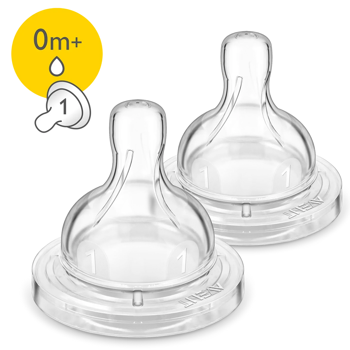 Philips Avent Anti-Colic Teats (0M+) - Pack of 2