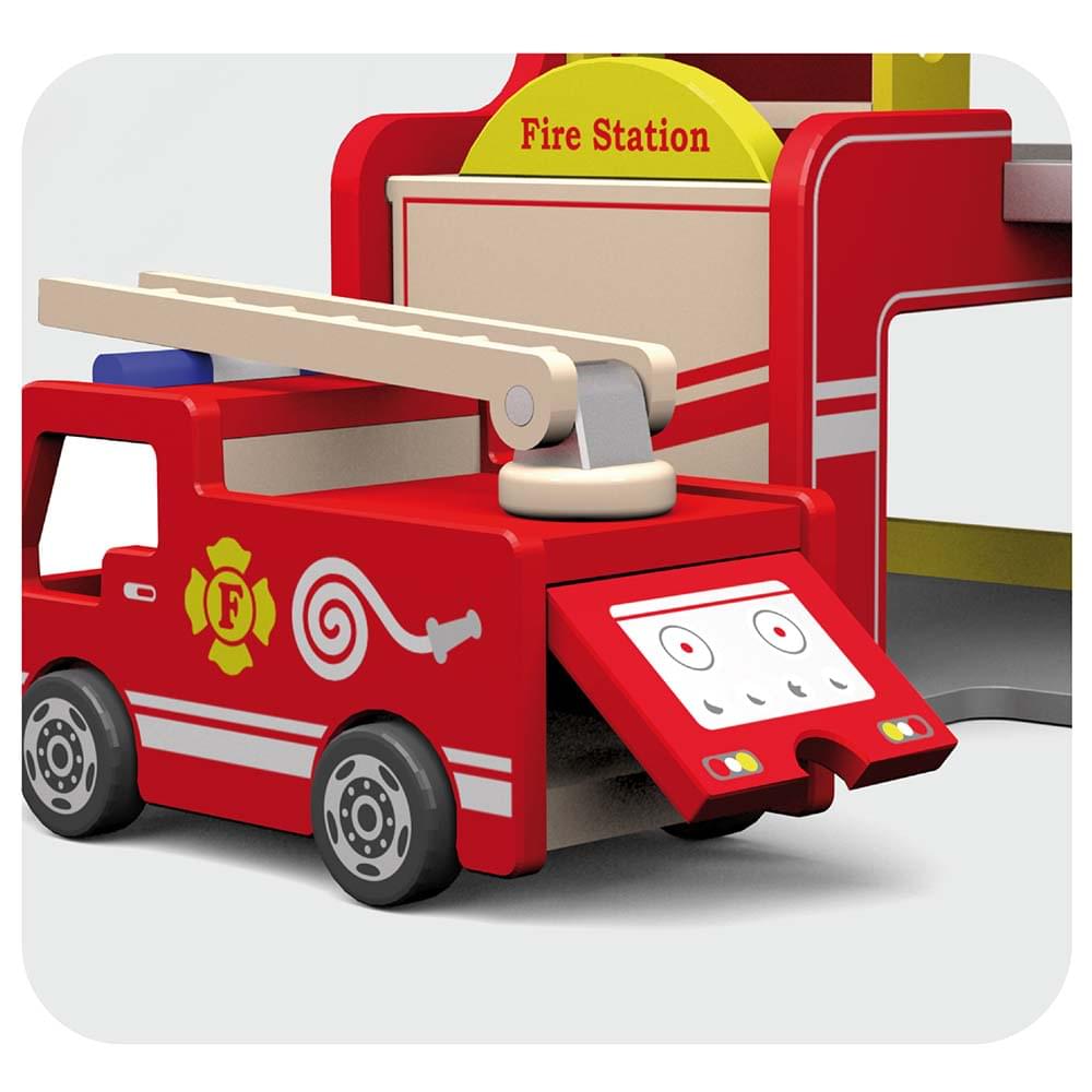 Viga Fire Station With Accessories