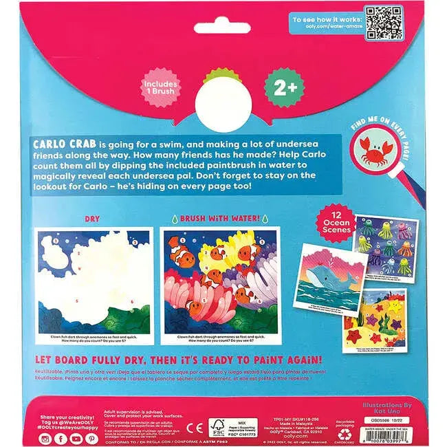 Ooly Water Amaze Water Reveal Boards Under The Sea (Set of 13)