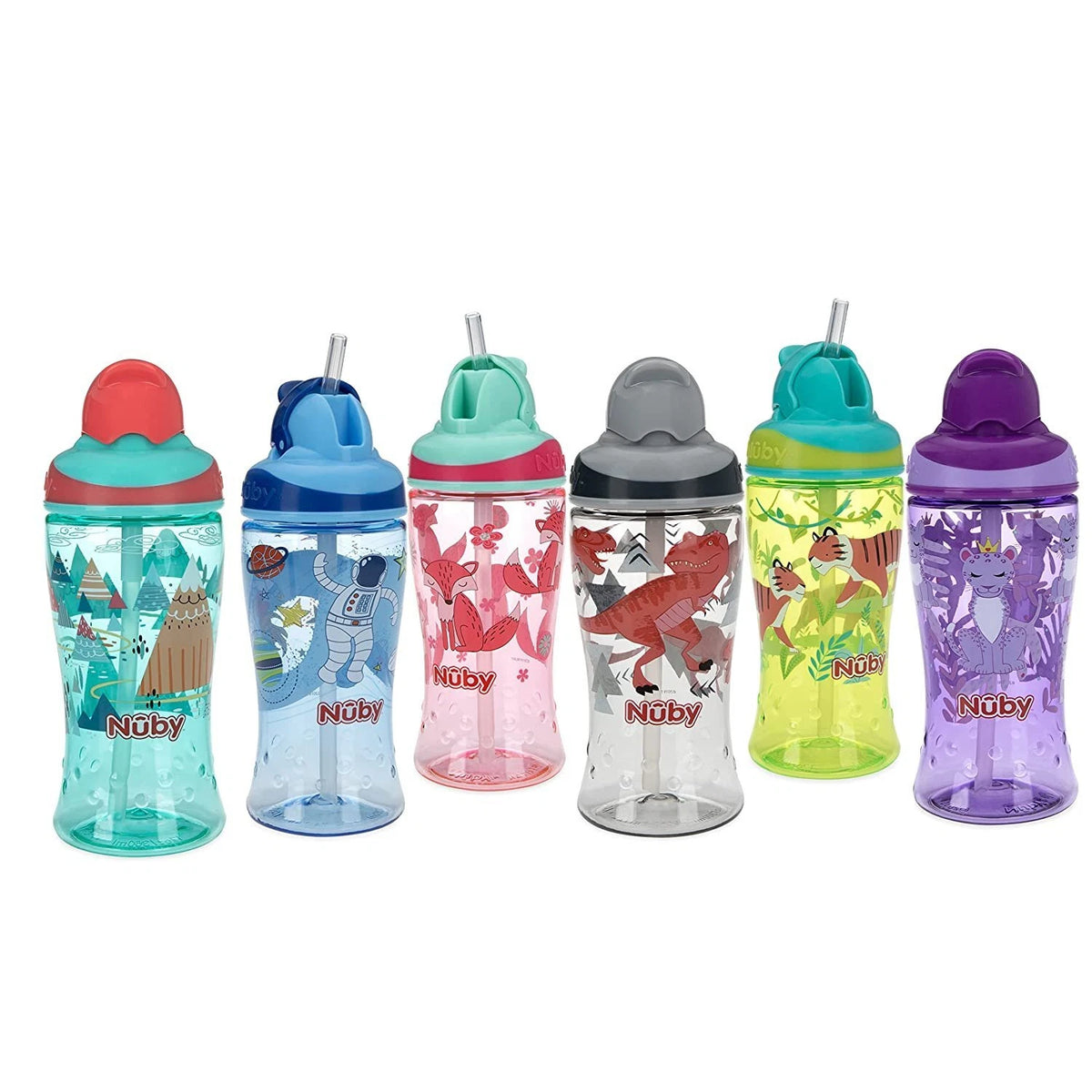 كوب Nuby Flip It Boost بمصاصة