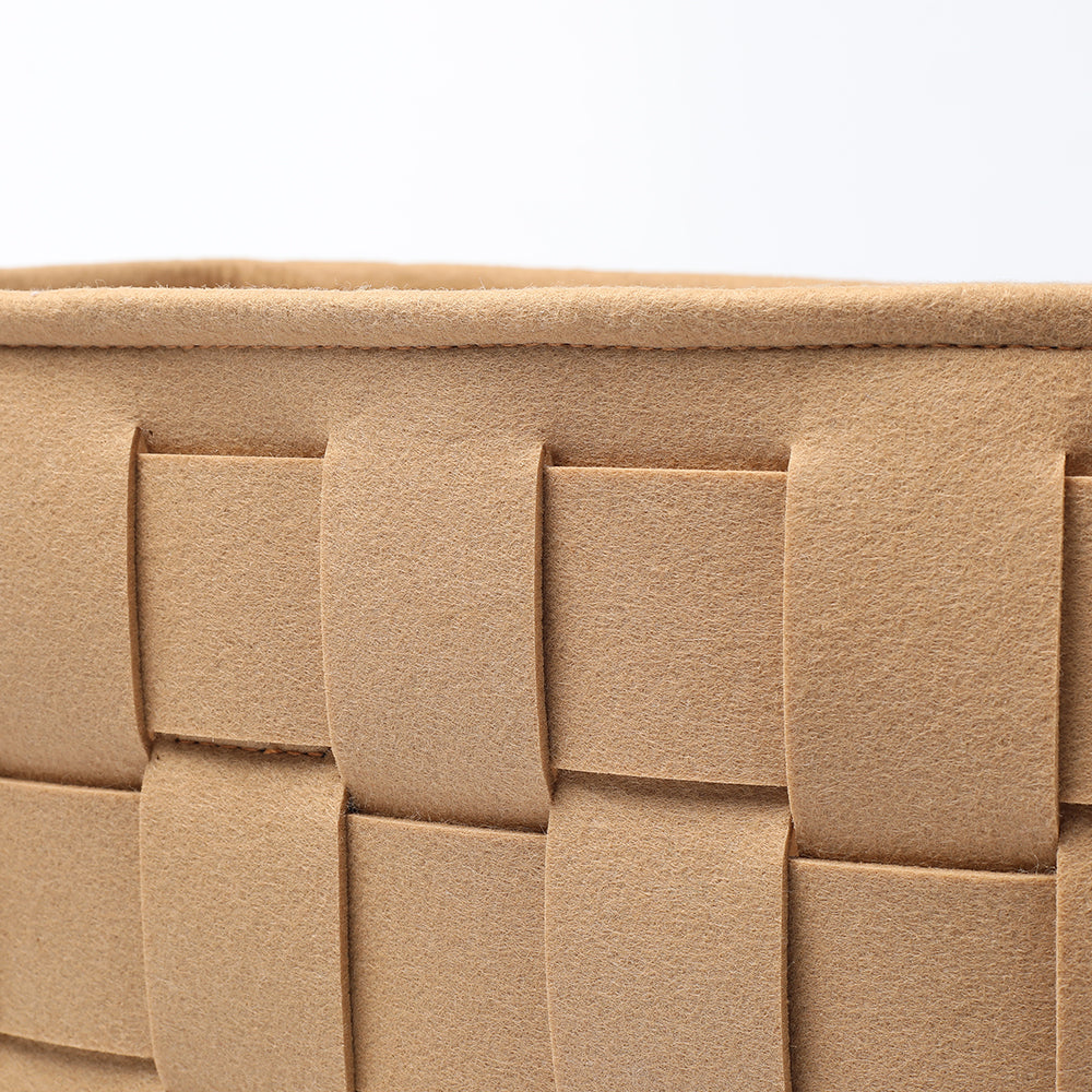 Little Story Multi-Purpose/Laundry Caddy Basket Felt (Khaki)