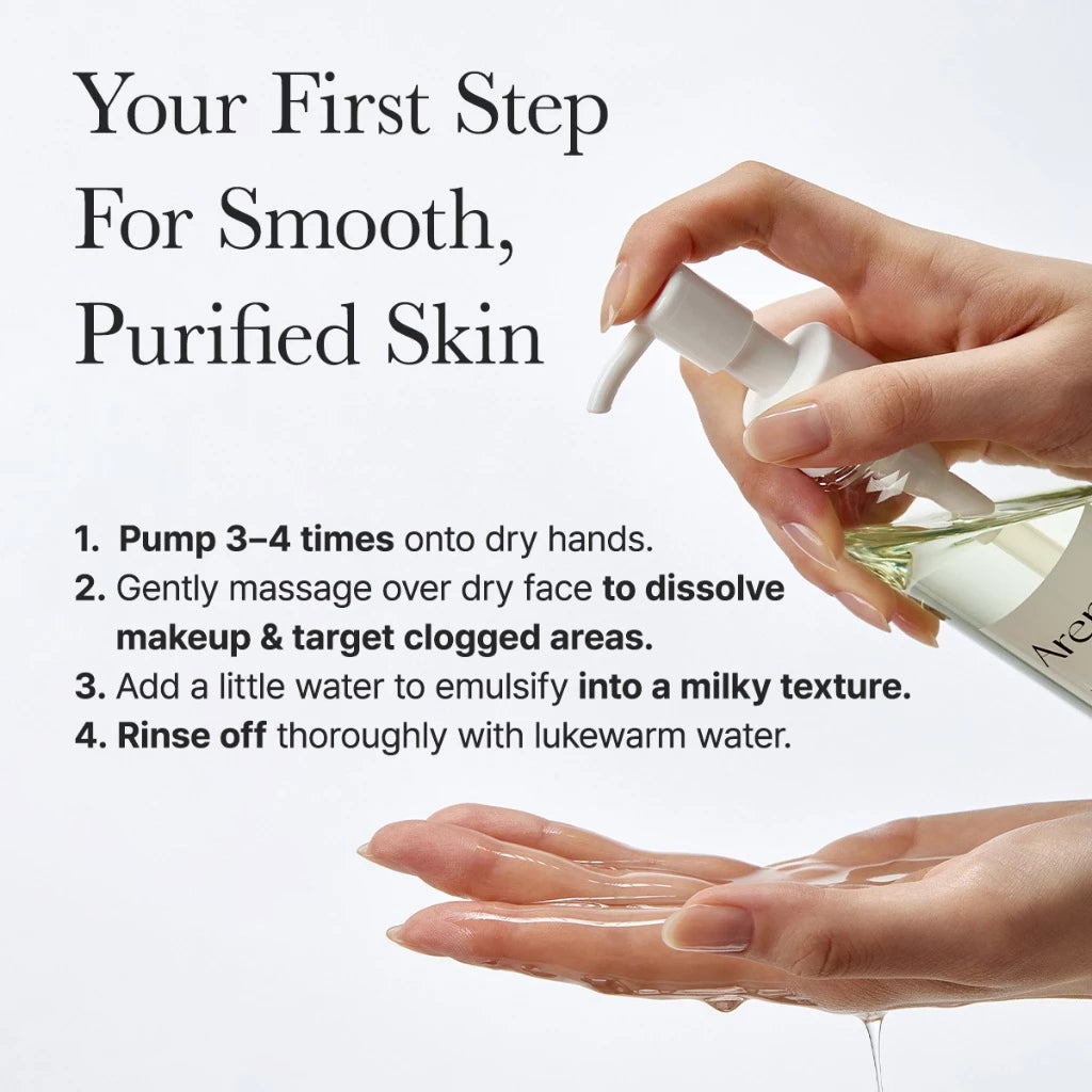 Arencia Pore Melt Mochi Cleansing Oil (200ml)