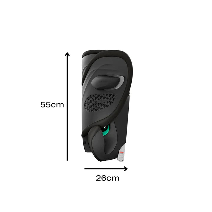 Cybex Solution G2 Plus Car Seat (Moon Black/Black)