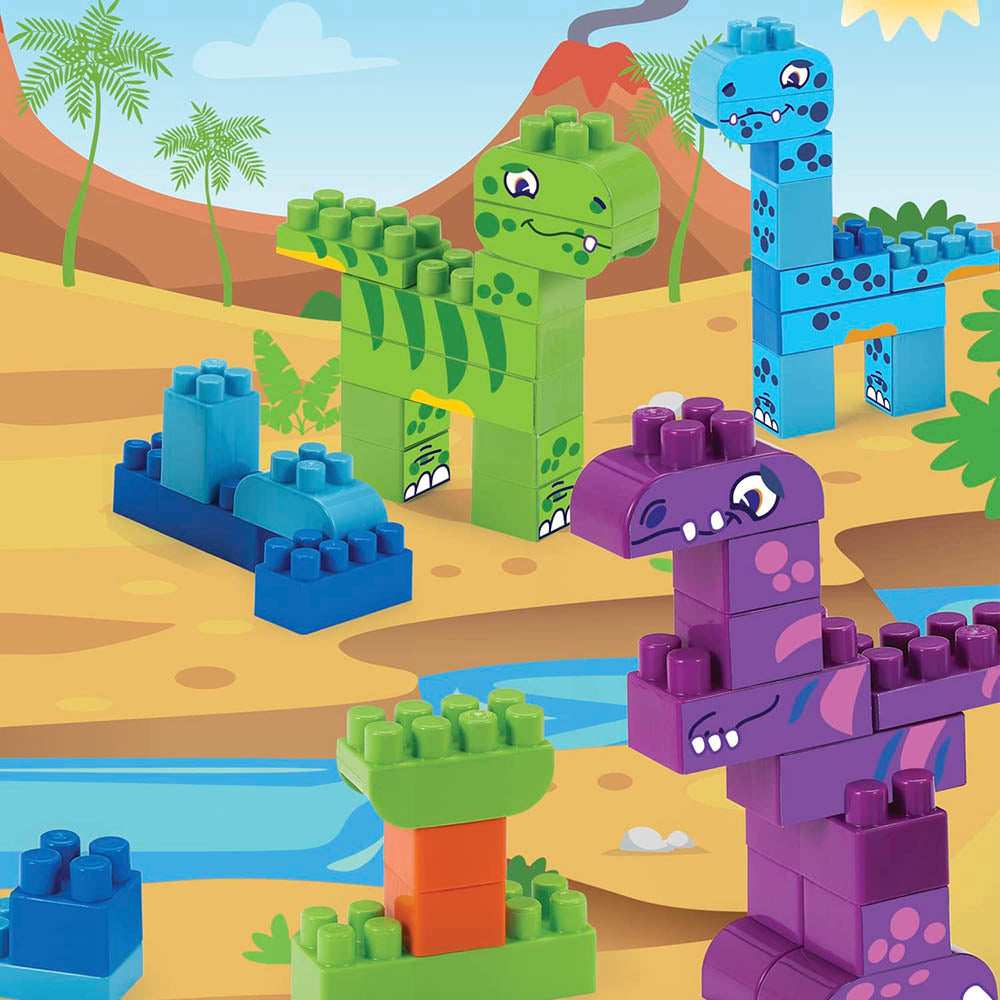 Ecoiffier Abrick 150 pieces Dinosaurs Barrel
