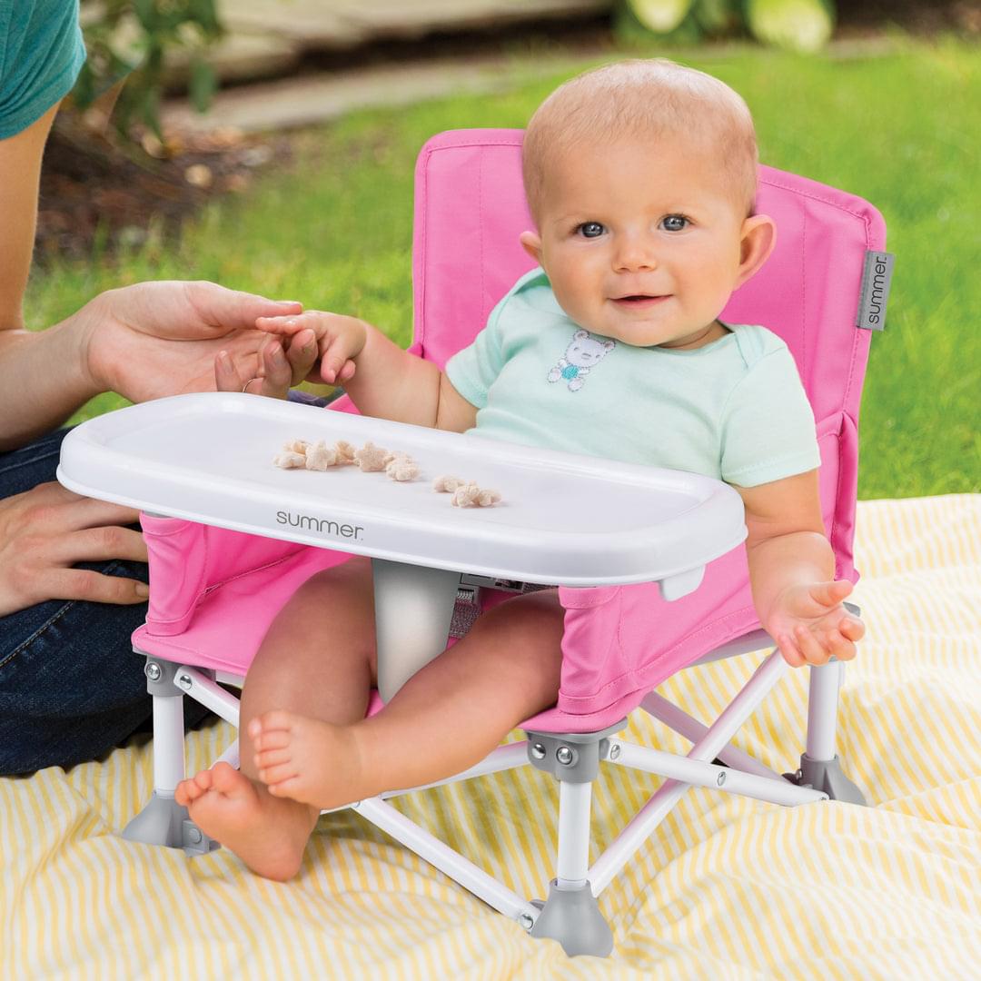 Summer by Ingenuity Pop 'N Sit Portable Booster - Pink