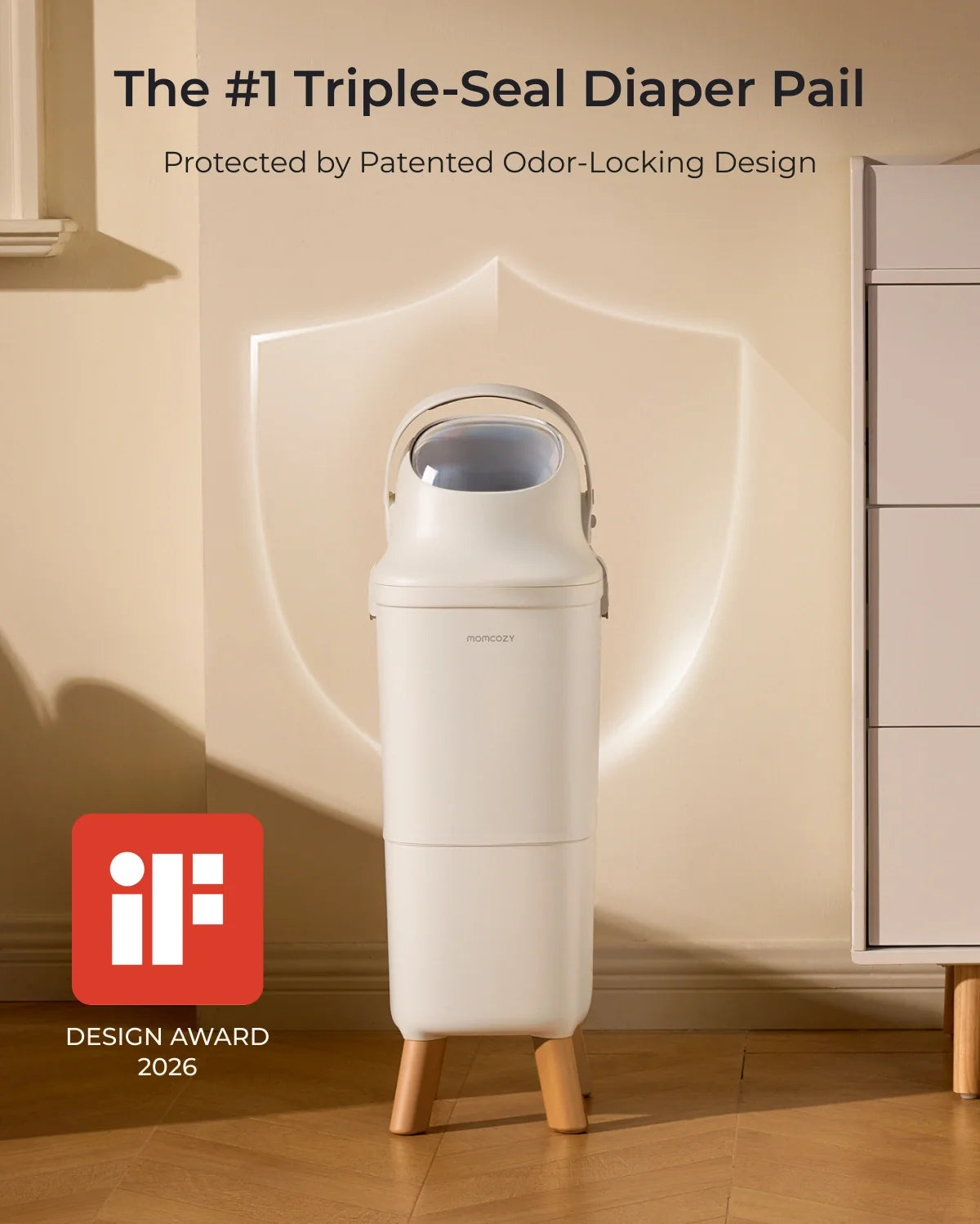 Momcozy Tripple Seal Diaper Pail