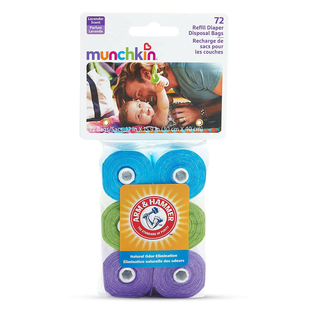 Munchkin Diaper Bag Refills, 72 Count Qatar Moms
