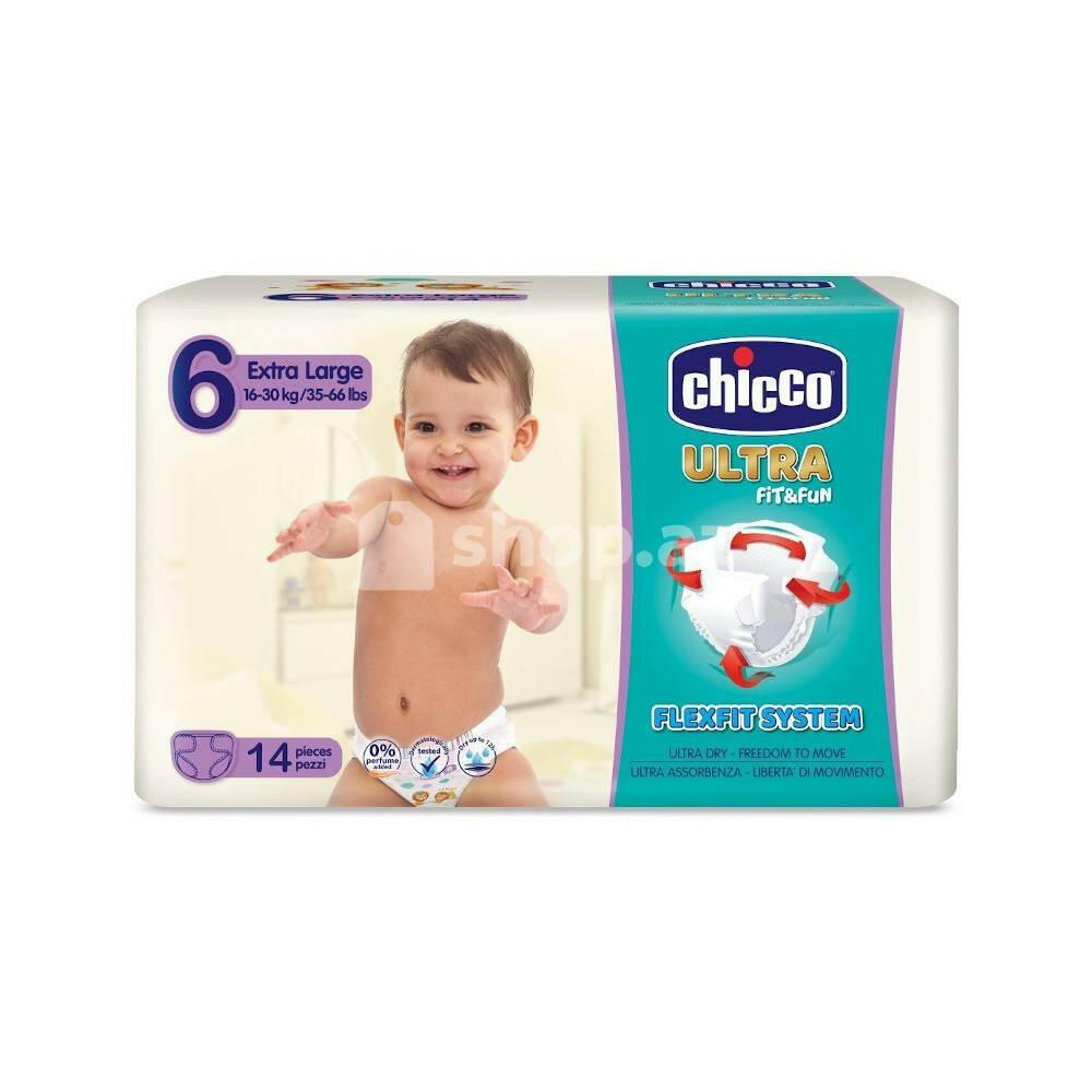 Chicco Diaper Size 6 Extra Large Ultra Soft.