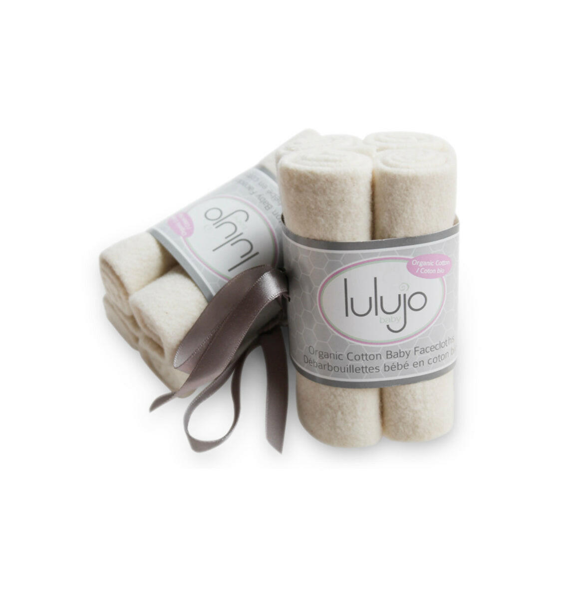 Lulujo - Organic Cotton Face Cloths (4-pack).