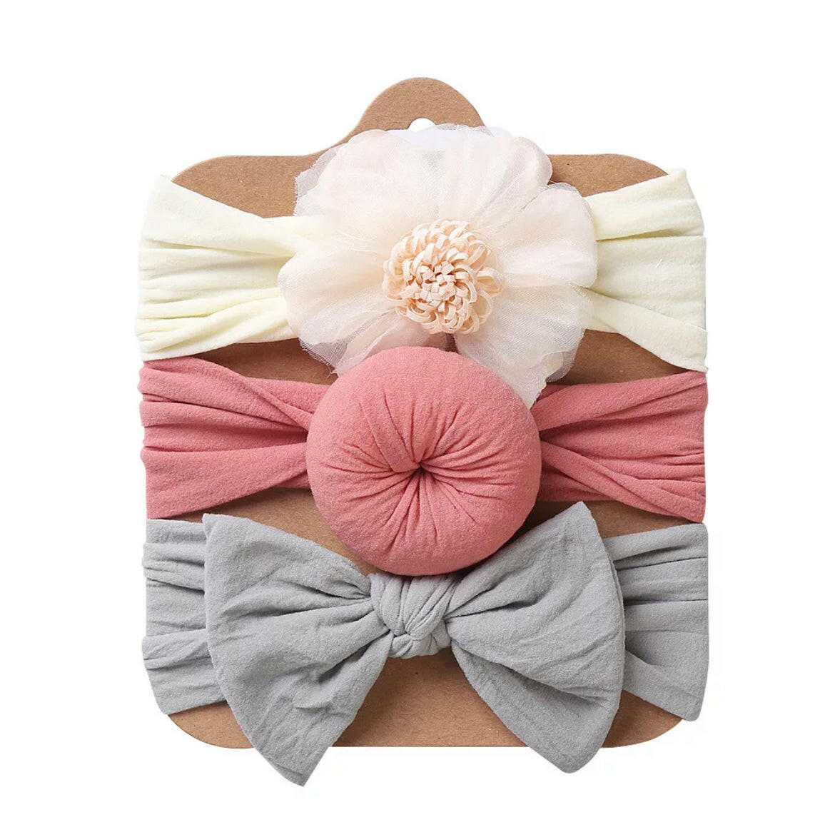 Baby Girl Headbands Hair Accessories (3 pcs) Qatar Moms