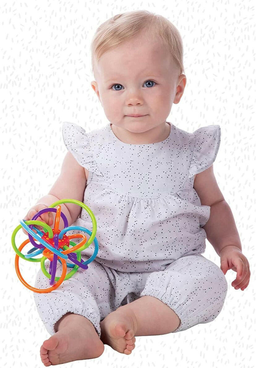 Manhattan Toy Winkel Rattle & Sensory Teether Qatar Moms