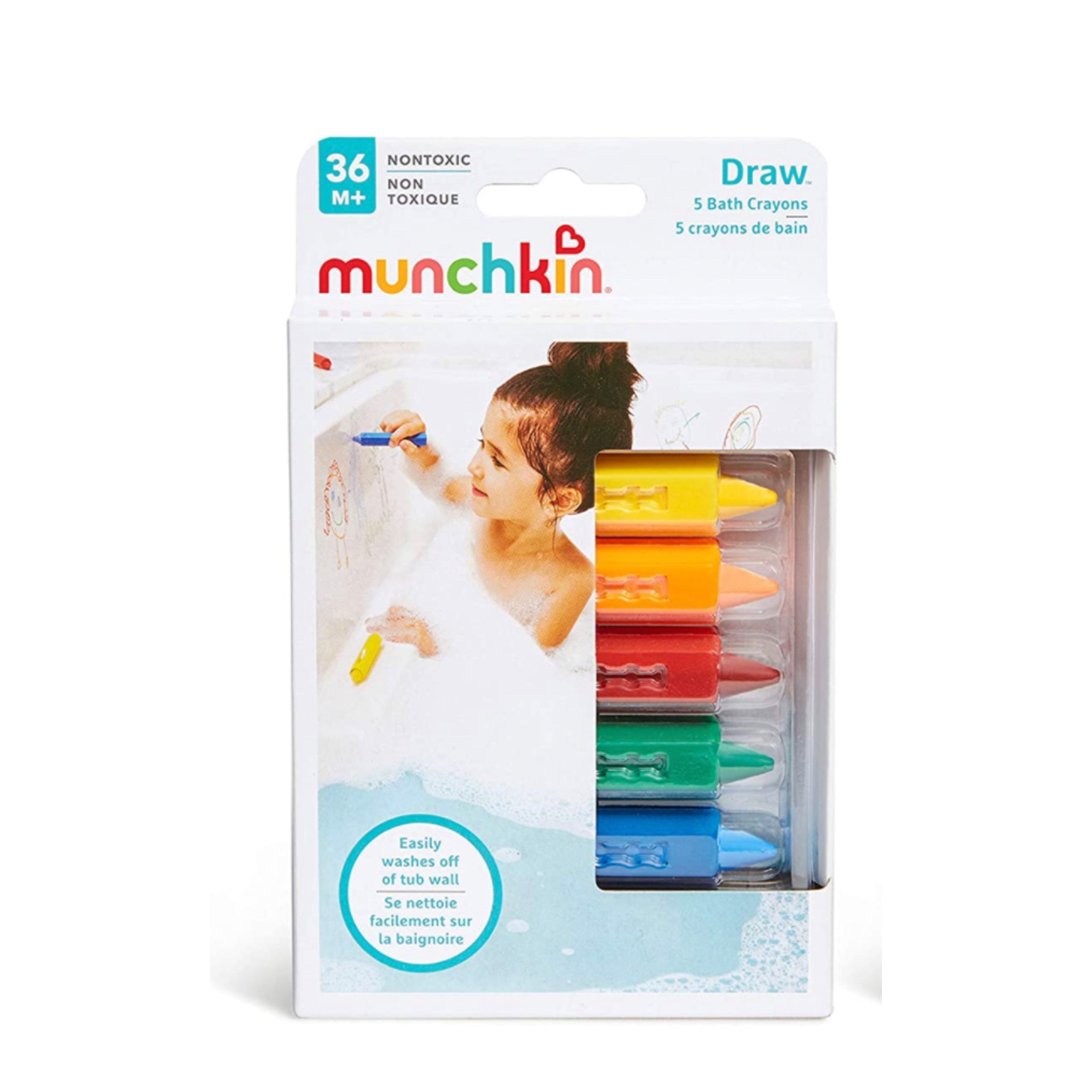 Munchkin 5 Piece Bath Crayons.
