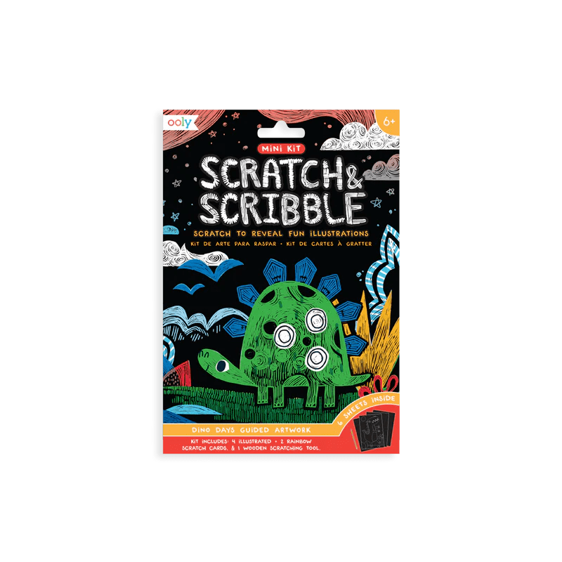 Mini Scratch & Scribble - Dino Days by Ooly.