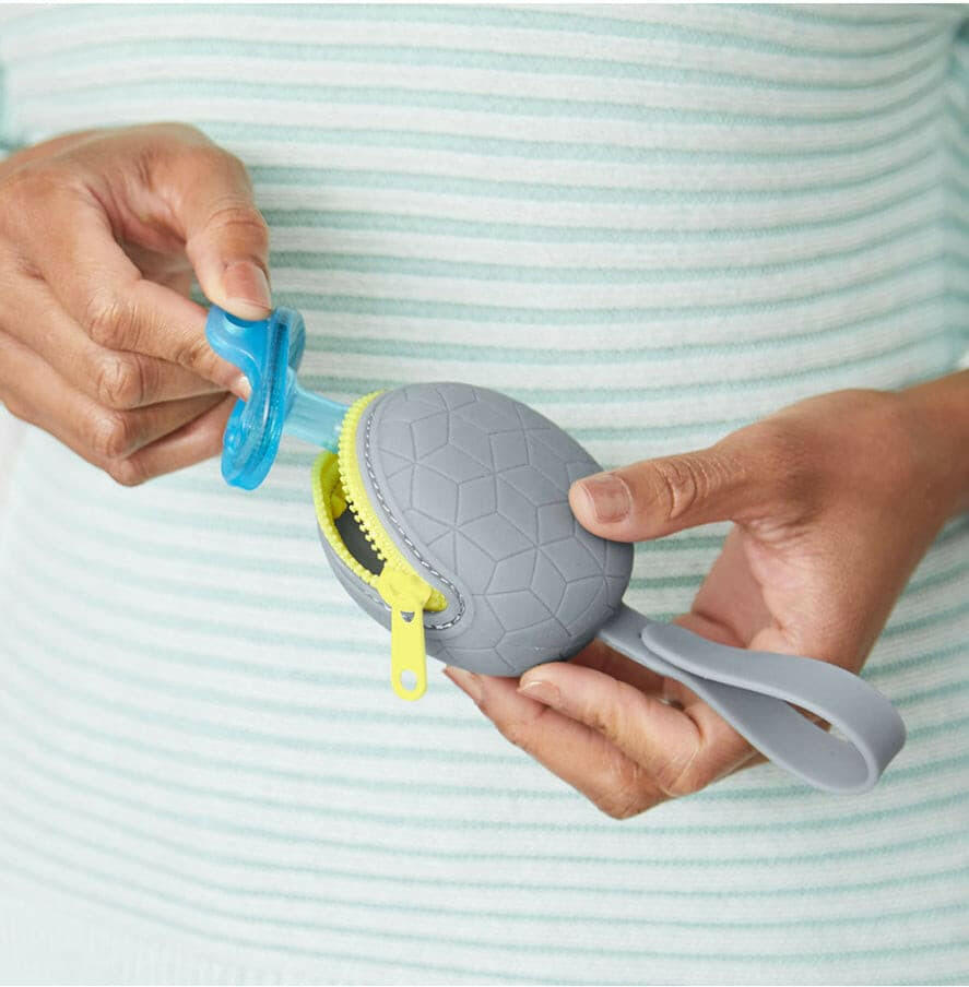 Skip Hop Grab & Go Silicone Pacifier Holder.