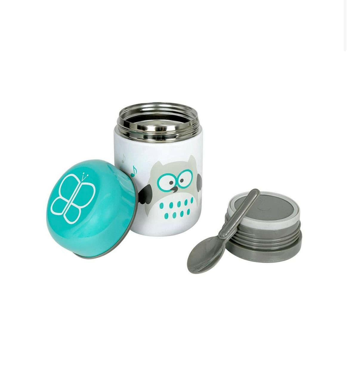 BBLUV Foöd - Thermal food container with spoon.