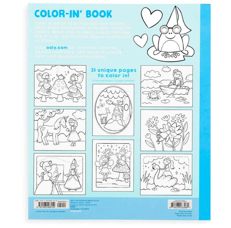 Coloring Book - Princesses & Fairies.