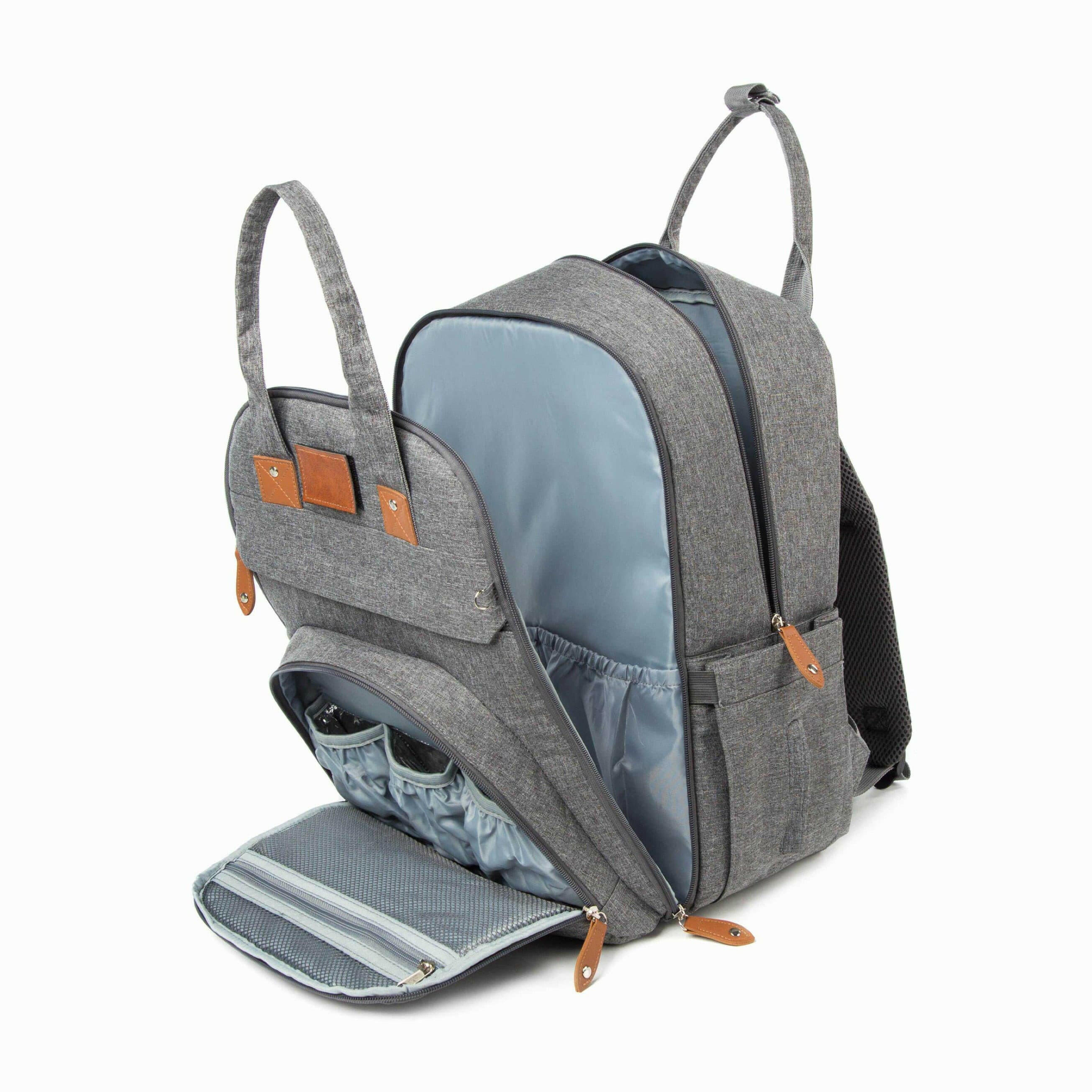 Baby Diaper bag backpack with changing pad.