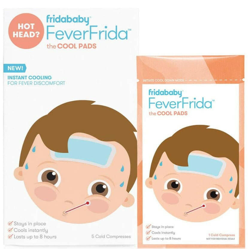 FridaBaby Cool Pads for Kids Fever discomfort by fridababy, 5 Count.