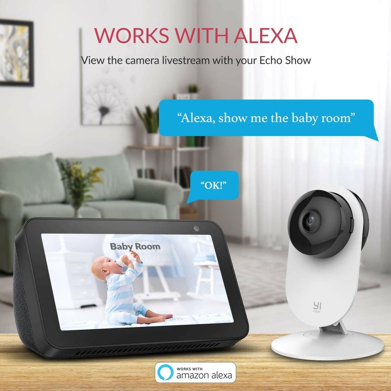 YI 1080p Smart Baby Monitoring Camera.