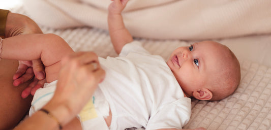 Burping a newborn