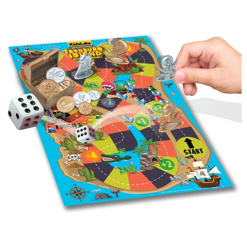 4M - KidzLabs Gamemaker Treasure Island Dig & Play Game - Multicolor