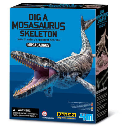 4M - KidzLabs Dig a Mosasaurus Skeleton Excavation Kit - Multicolor