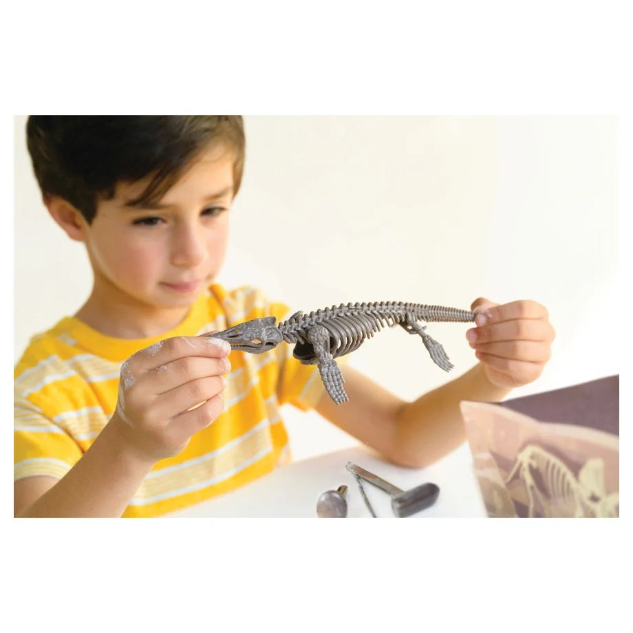 4M - KidzLabs Dig a Mosasaurus Skeleton Excavation Kit - Multicolor