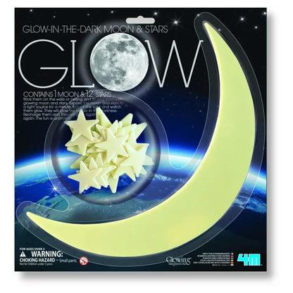 4M - Glow Moon (Large) & Stars - Multicolor