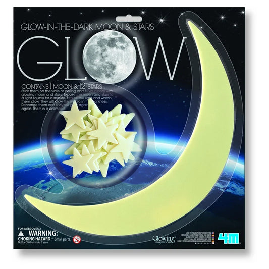 4M - Glow Moon (Large) & Stars - Multicolor