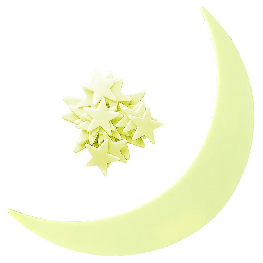 4M - Glow Moon (Large) & Stars - Multicolor