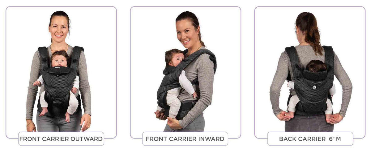 Dooky - Urban Comfort Baby Carrier - Black