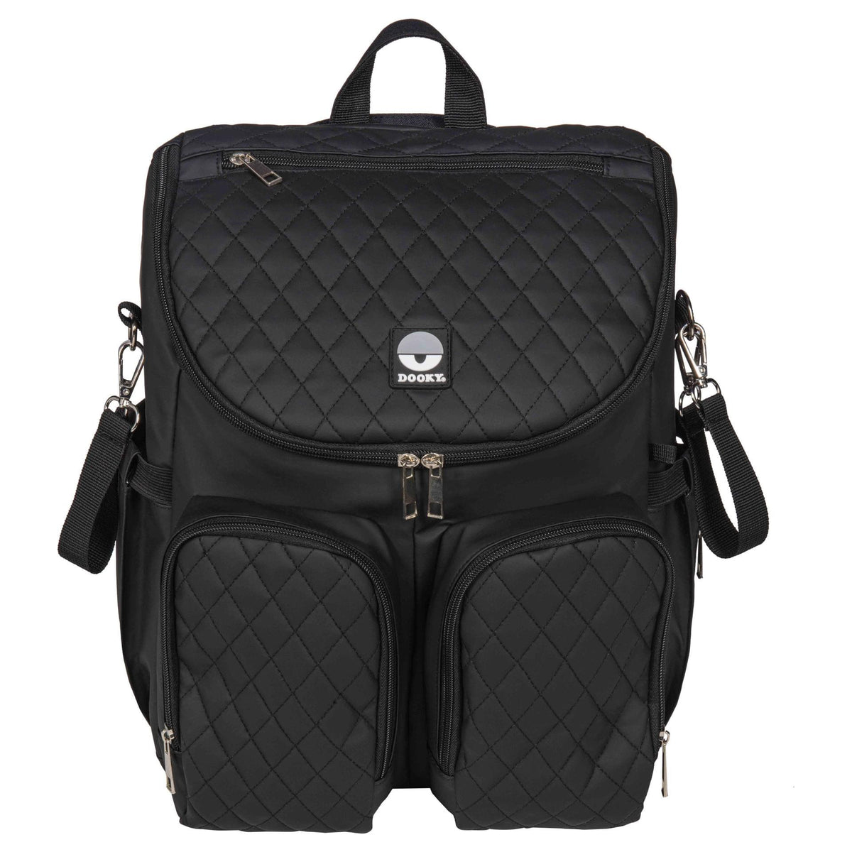 Dooky - Diaper Backpack 2-in-1 - Black