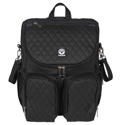 Dooky - Diaper Backpack 2-in-1 - Black