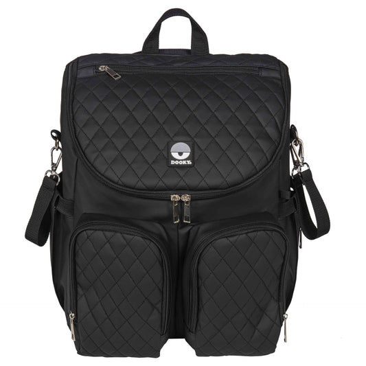 Dooky - Diaper Backpack 2-in-1 - Black