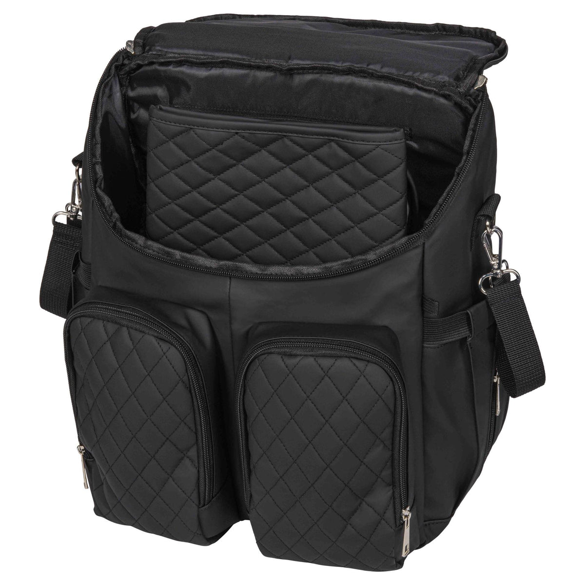 Dooky - Diaper Backpack 2-in-1 - Black