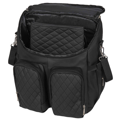 Dooky - Diaper Backpack 2-in-1 - Black