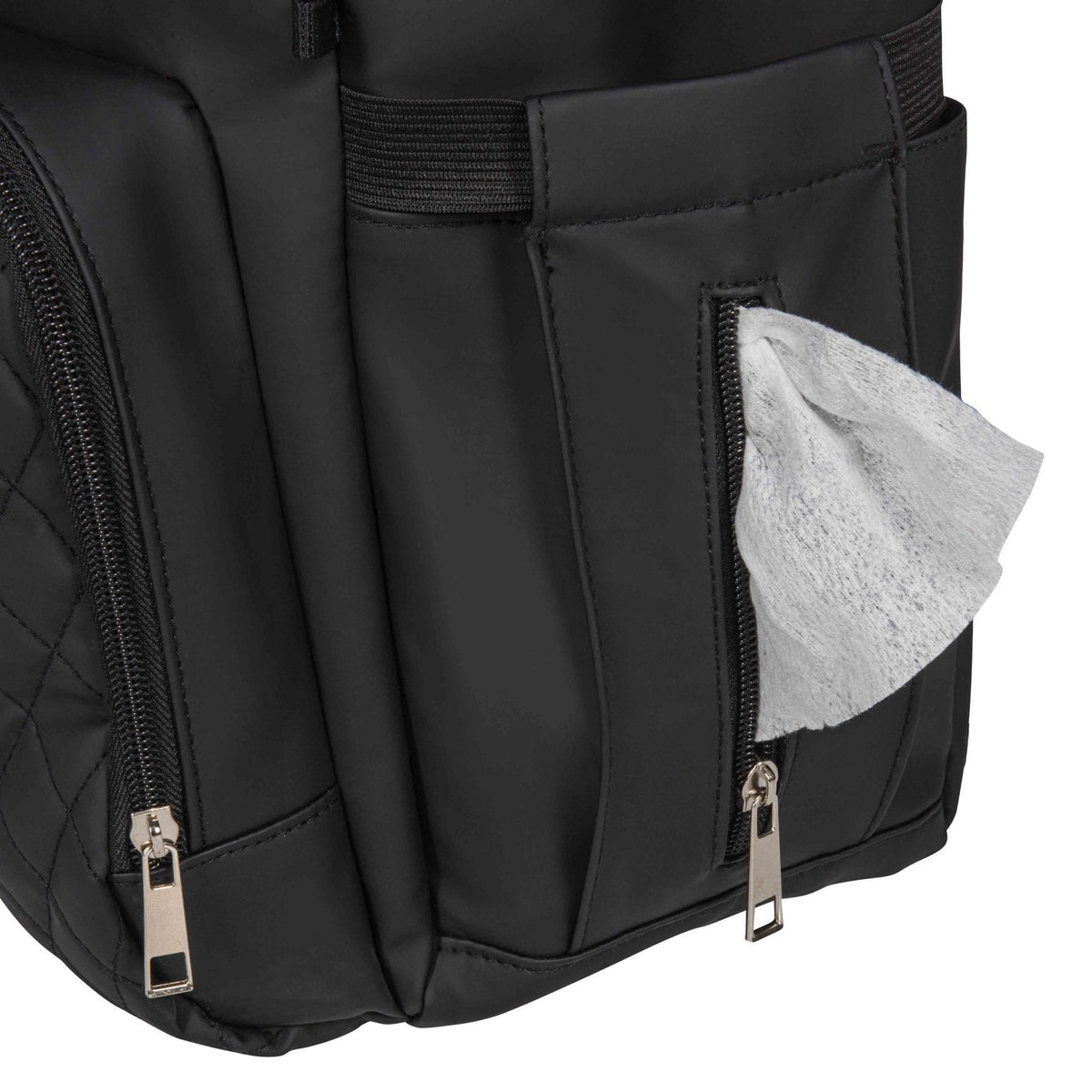 Dooky - Diaper Backpack 2-in-1 - Black
