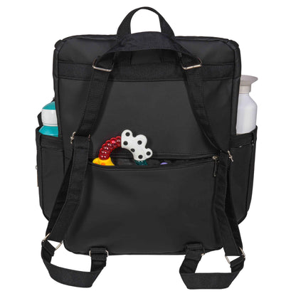 Dooky - Diaper Backpack 2-in-1 - Black